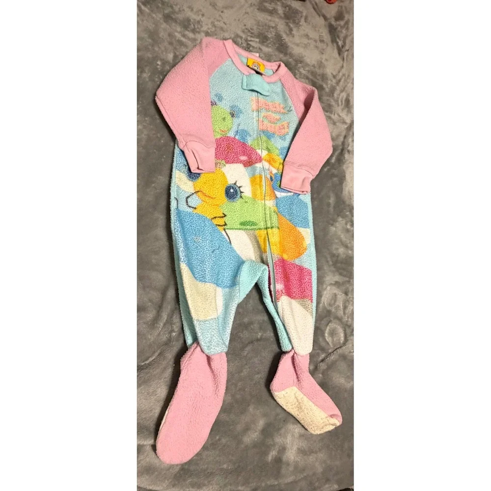 Miss Spider Sunny Patch Friends Fleece Footed Sleeper Pink Blue 18M Gpu 9503